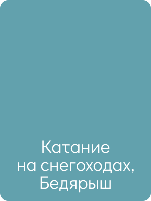 Катание на снегоходах